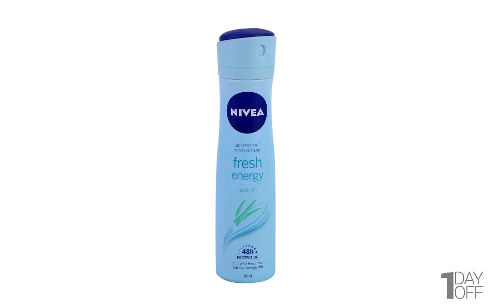 اسپری ضدتعریق زنانه Fresh Energy نیوا (Nivea) مقدار 150 میلی‌لیتر