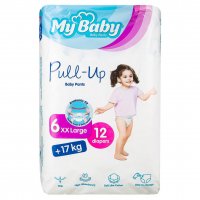 پوشک شورتی بچه مای بیبی سایز 6 بسته 12 عددی