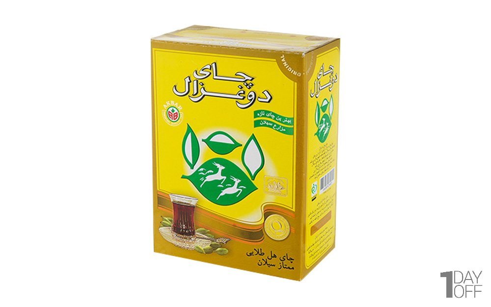 چای هل طلایی ممتاز سیلان دوغزال مقدار 250 گرم