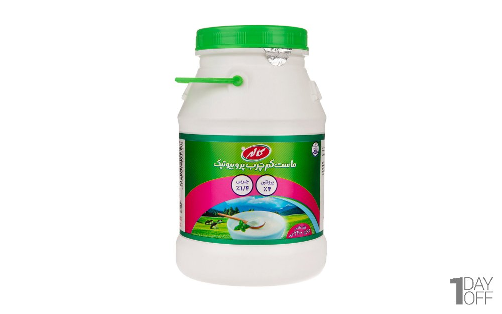ماست کم‌چرب پروبیوتیک کاله مقدار 2.2 کیلوگرم