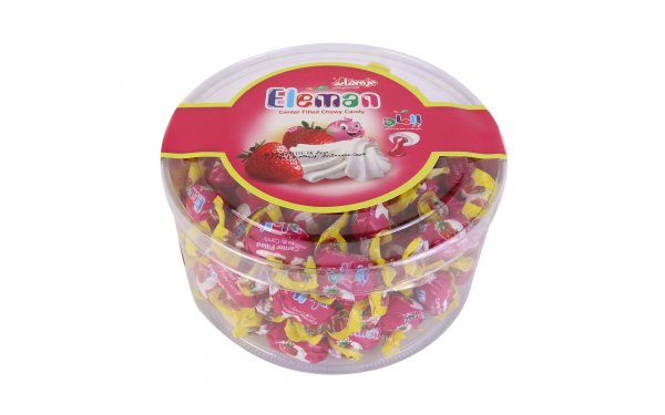 تافی مغزدار خامه توت‌فرنگی اِلِمان (ELEMAN)