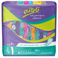 پد روزانه خیلی نازک کتان تافته 20 عددی کد 913