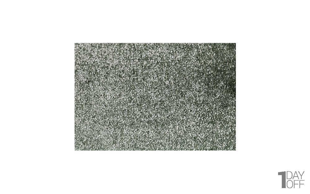 پادری پالاز مدل کات B پرز‌بلند سبزه تیره 50x80 سانتی‌متر