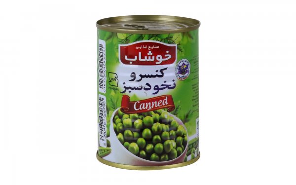 کنسرو نخود سبز خوشاب مقدار 350 گرم