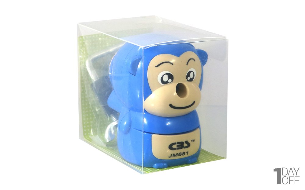  تراش رومیزی سی‌بی‌اس (CBS) مدل JM681 سری فانتزی طرح میمون رنگ آبی
