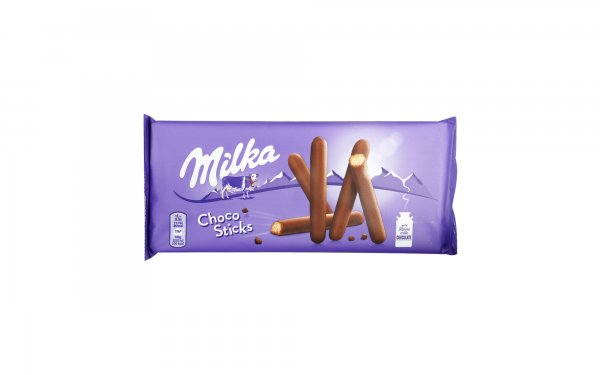 بیسکویت با روکش شکلاتی میلکا (MILKA) مدل CHOCO STICKS مقدار 120 گرم