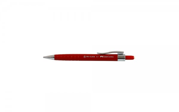  مداد نوکی 0.7 میلی‌متری فابر کاستل (Faber Castell) مدل Tri Click رنگ قرمز