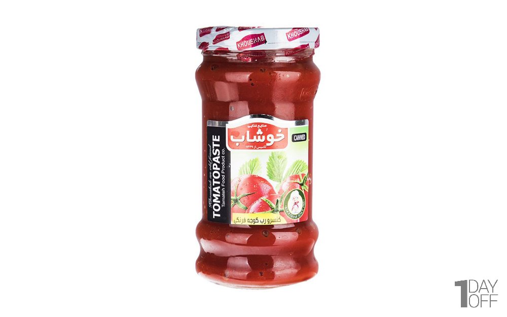رب گوجه‎فرنگی خوشاب مقدار 600 گرم