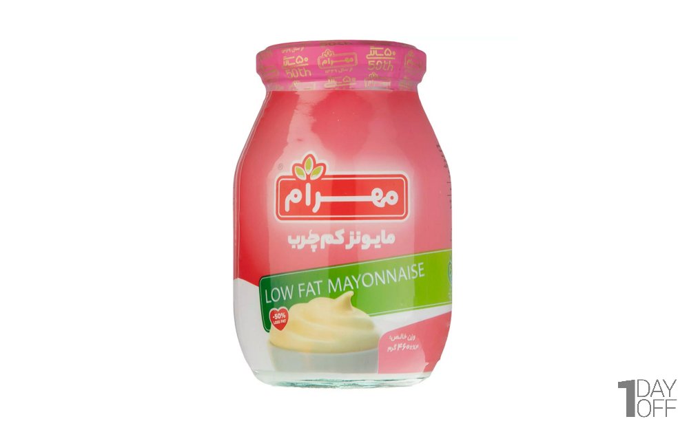 سس مایونز کم‌چرب مهرام مقدار 450 گرم