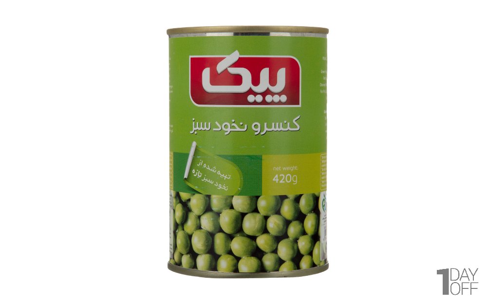 کنسرو نخود سبز پیک مقدار 420 گرم