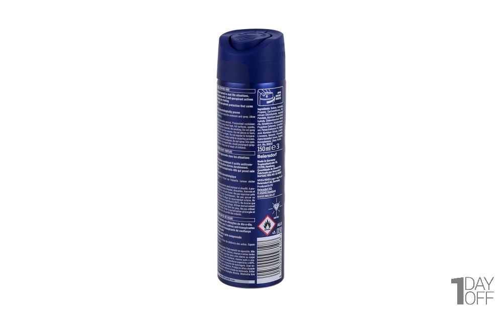 اسپری ضدتعریق مردانه dry Impact نیوا (Nivea) مقدار 150 میلی‌لیتر