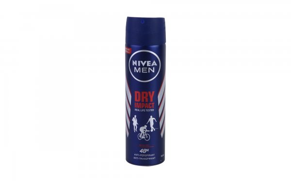 اسپری ضدتعریق مردانه dry Impact نیوا (Nivea) مقدار 150 میلی‌لیتر