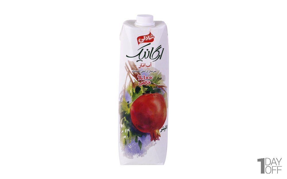 آب انار ارگانیک 1 لیتری شادلی