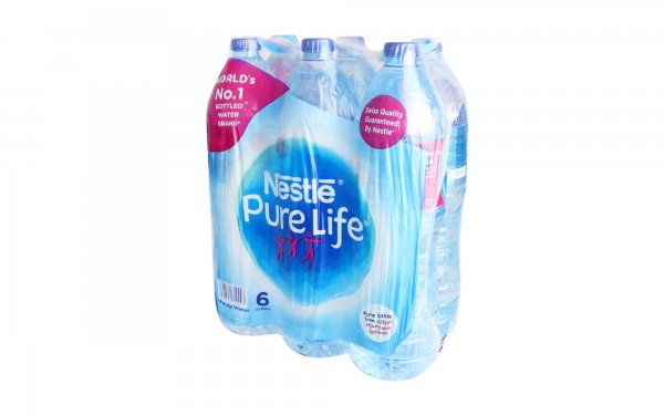 آب آشامیدنی پیورلایف نستله (Nestle) 1.5 لیتری بسته 6 عددی
