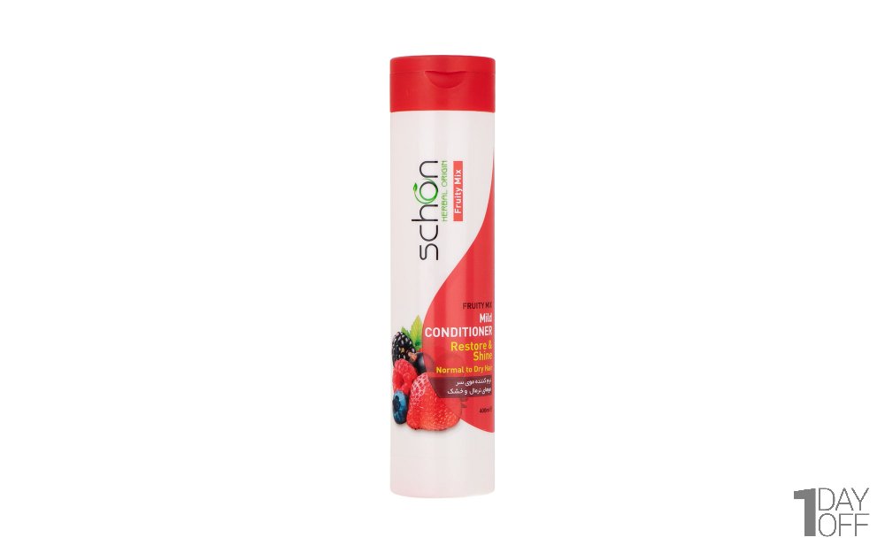 نرم کننده موهای نرمال و خشک شون مدل Fruity Mix مقدار 400 میلی‌لیتر