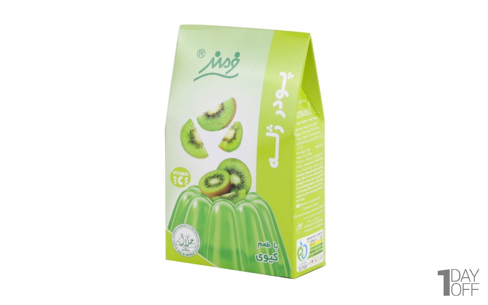 پودر ژله با طعم کیوی فرمند مقدار  100 گرم