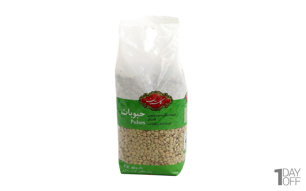 عدس گلستان مقدار 900 گرم