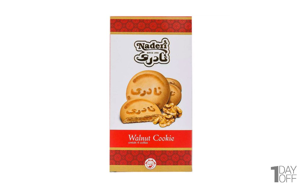 کلوچه گردویی نادری بسته 4 عددی 