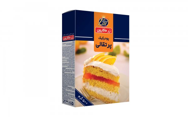 پودر کیک پرتقالی زر ماکارون مقدار 500 گرم