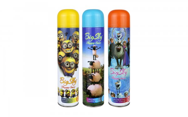 اسپری برف‌شادی معطر بیگ اسکای (Big Sky) مقدار 300 میلی‌لیتر طرح رندم