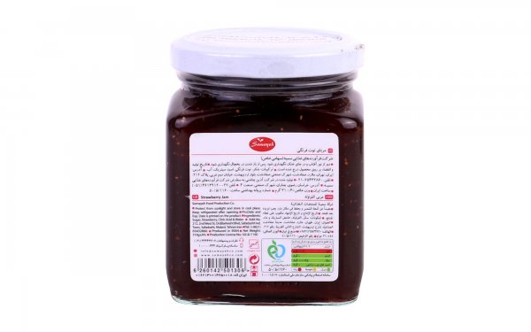 مربا توت‌فرنگی سمیه مقدار 310 گرم