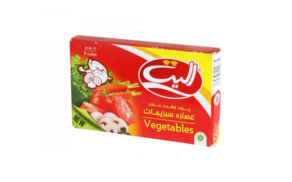 عصاره سبزیجات الیت بسته 8 عددی مقدار 80 گرم