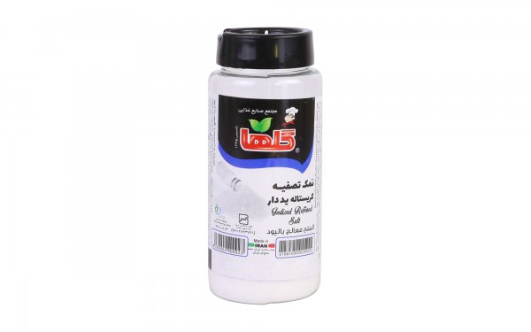 نمک تصفیه کریستاله یددار گلها مقدار 200 گرم