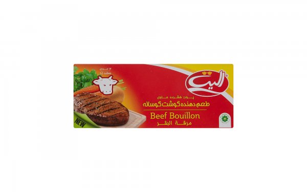 پودر عصاره گوشت گوساله الیت بسته 12 عددی مقدار 120 گرم