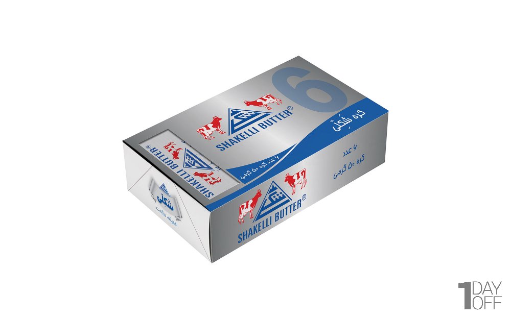 کره شکلی مقدار 50 گرم بسته 6 عددی  