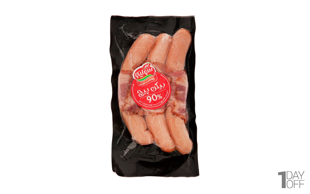 بیکن پیچ 90 درصد سولیکو کاله مقدار 300 گرم  