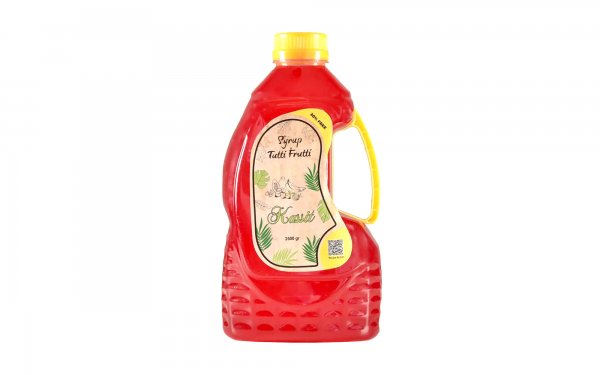 سیروپ مخلوط میوه‌ها (توتی فروتی) کاسیت مقدار 2.5 کیلوگرم
