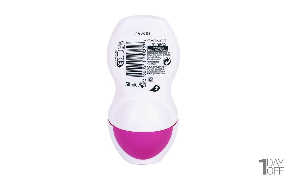 رول ضدتعریق زنانه Invisibe گارنیر (Garnier) مقدار 50 میلی‌لیتر
