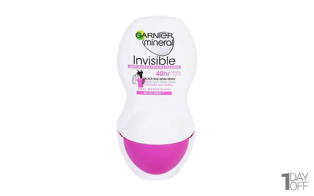 رول ضدتعریق زنانه Invisibe گارنیر (Garnier) مقدار 50 میلی‌لیتر