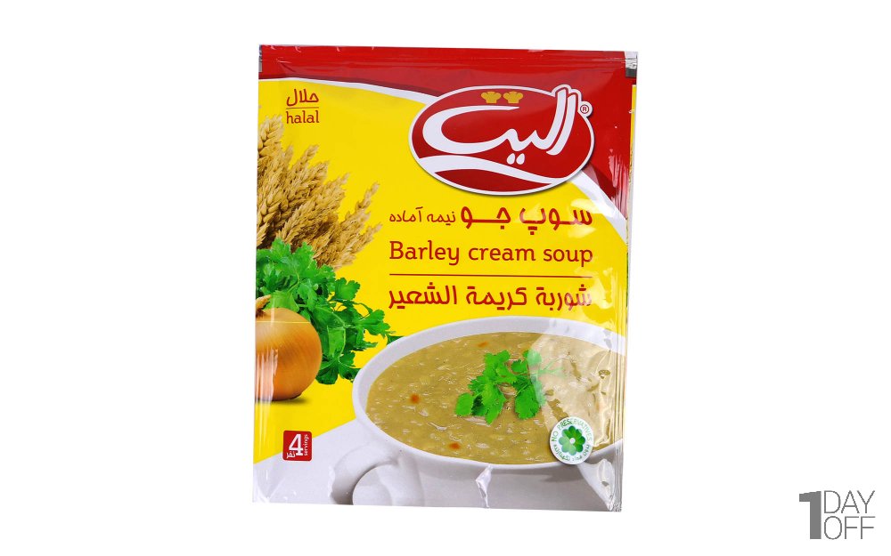 سوپ جو نیمه‌آماده الیت مقدار 65 گرم