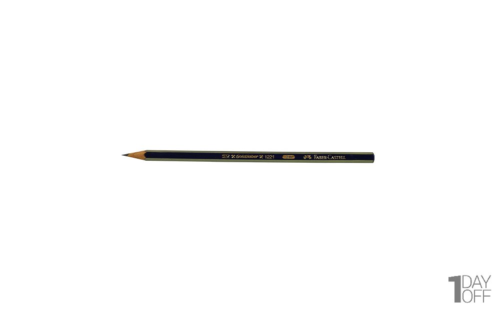 مداد مشکی فابر کاستل (Faber Castell) سری Gold Faber نوع 3H 