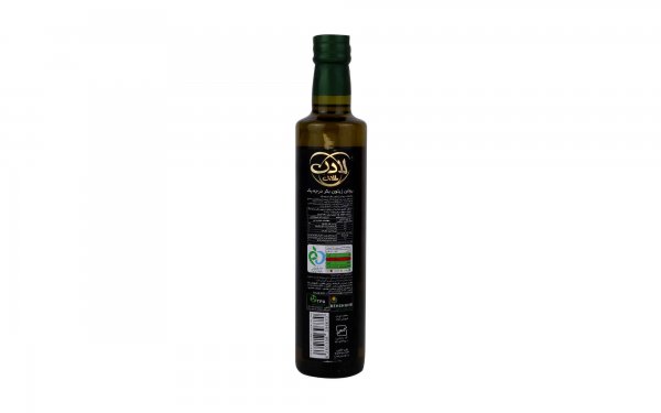 روغن زیتون بکر درجه یک لادن طلایی مقدار 500 میلی‌لیتر