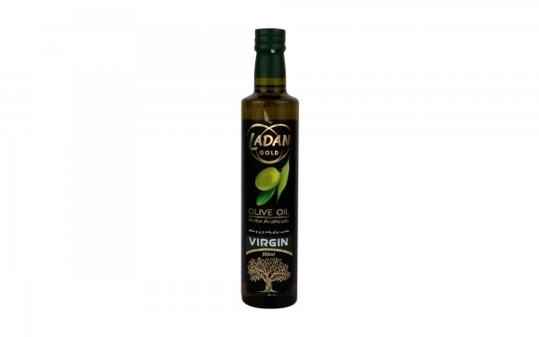 روغن زیتون بکر درجه یک لادن طلایی مقدار 500 میلی‌لیتر