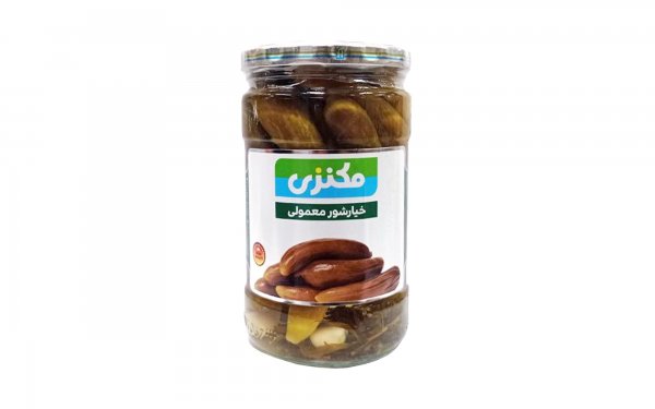 خیارشور معمولی مکنزی مقدار 680 گرم