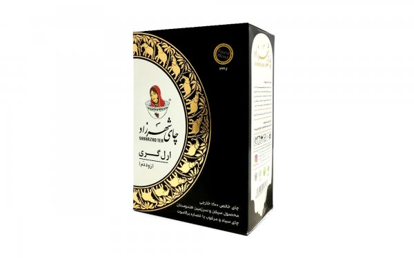 چای سیاه خارجی با عصاره برگاموت ارل گری شهرزاد مقدار 400 گرم