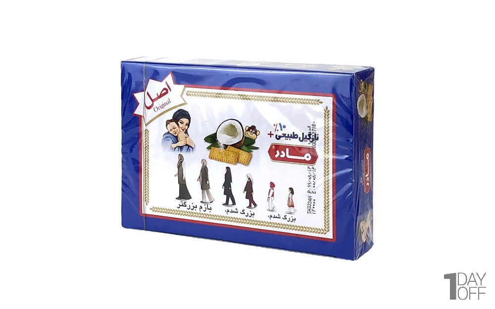 بیسکویت نارگیلی مادر ویتانا مقدار 280 گرم (بسته 4 عددی در یک جعبه)