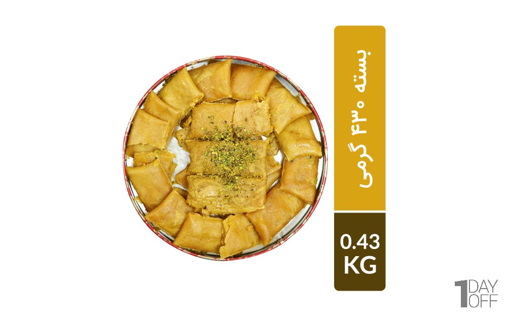 سوهان لقمه‌ای مقدار 430 گرم