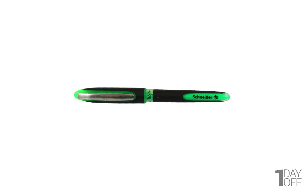 ماژیک هایلایتر 5.0 میلی‌متری اشنایدر (Schneider) مدل One Highlighter رنگ سبز