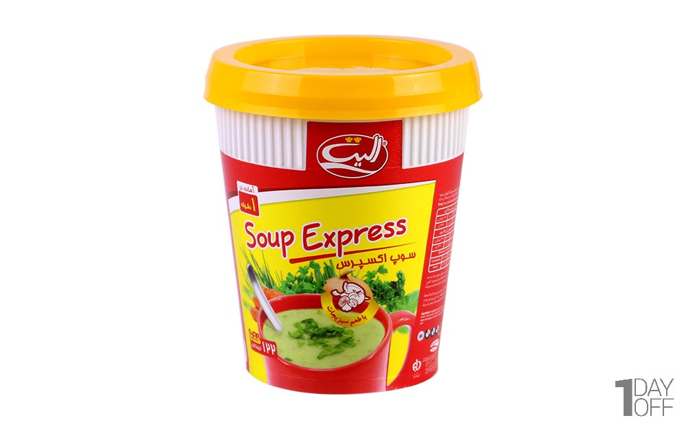 سوپ اکسپرس لیوانی با طعم سبزیجات الیت مقدار 35 گرم