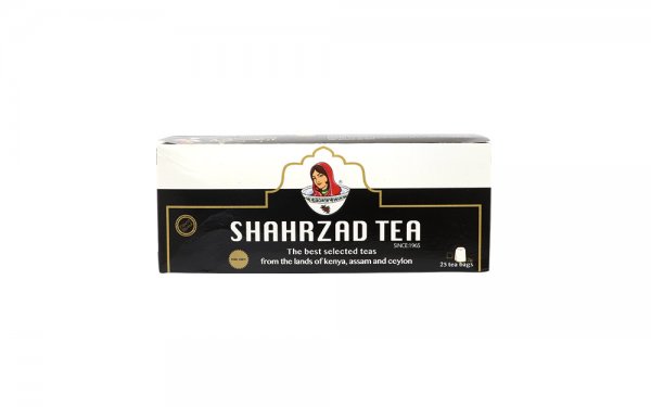  چای کیسه‌ای سیاه مرغوب و معطر شهرزاد بسته 25 عددی