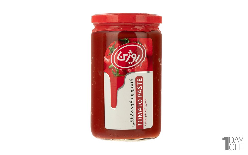 رب گوجه‌فرنگی روژین مقدار 700 گرم 
