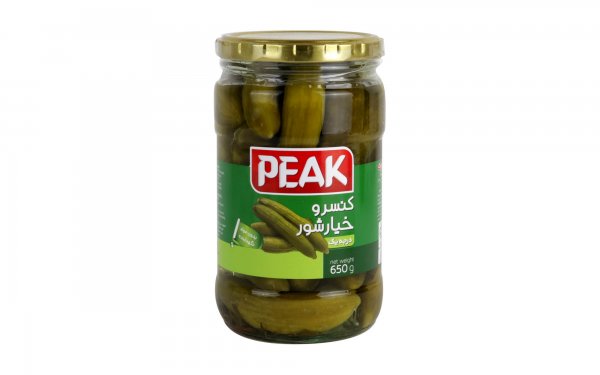 خیارشور درجه یک پیک مقدار 650 گرم