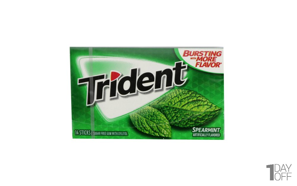 آدامس نعنایی تریدنت (Trident) بسته 14 عددی