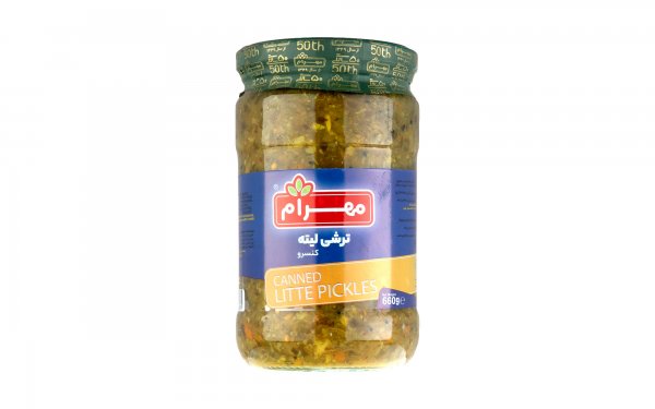 ترشی لیته مهرام مقدار 660 گرم