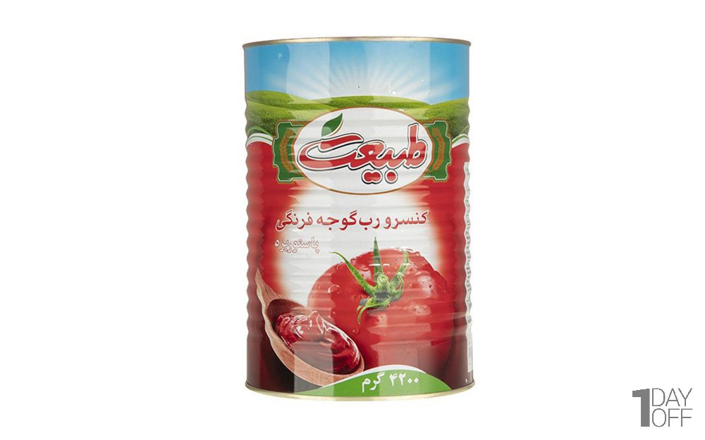 رب گوجه‌فرنگی طبیعت مقدار 4.2 کیلوگرم