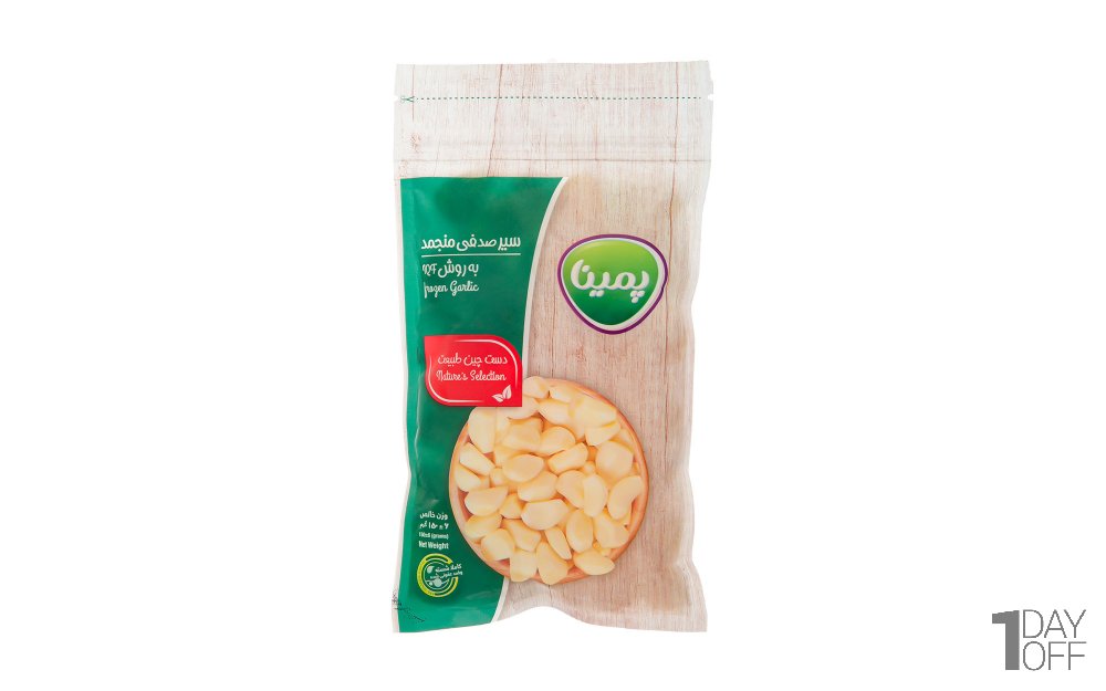 سیر صدفی منجمد پمینا کاله مقدار 150 گرم  